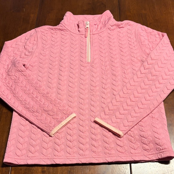Crewcuts Other - Crewcuts Pink Half-Zip Cable Knit Sweater/Sweatshirt